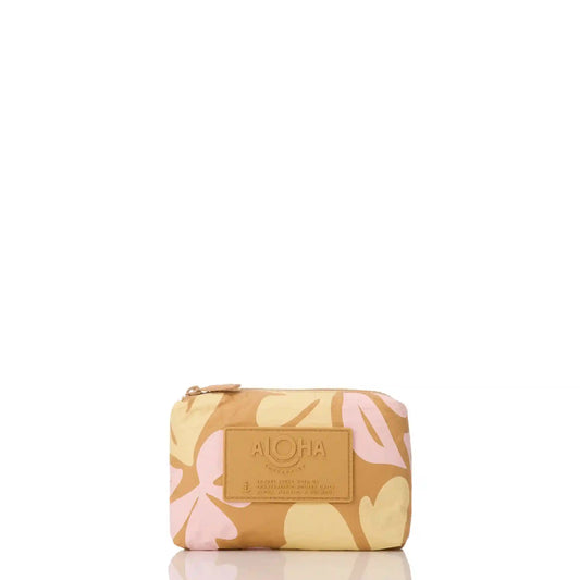 Swoosh Mini Pouch in Hey Girl on Tan