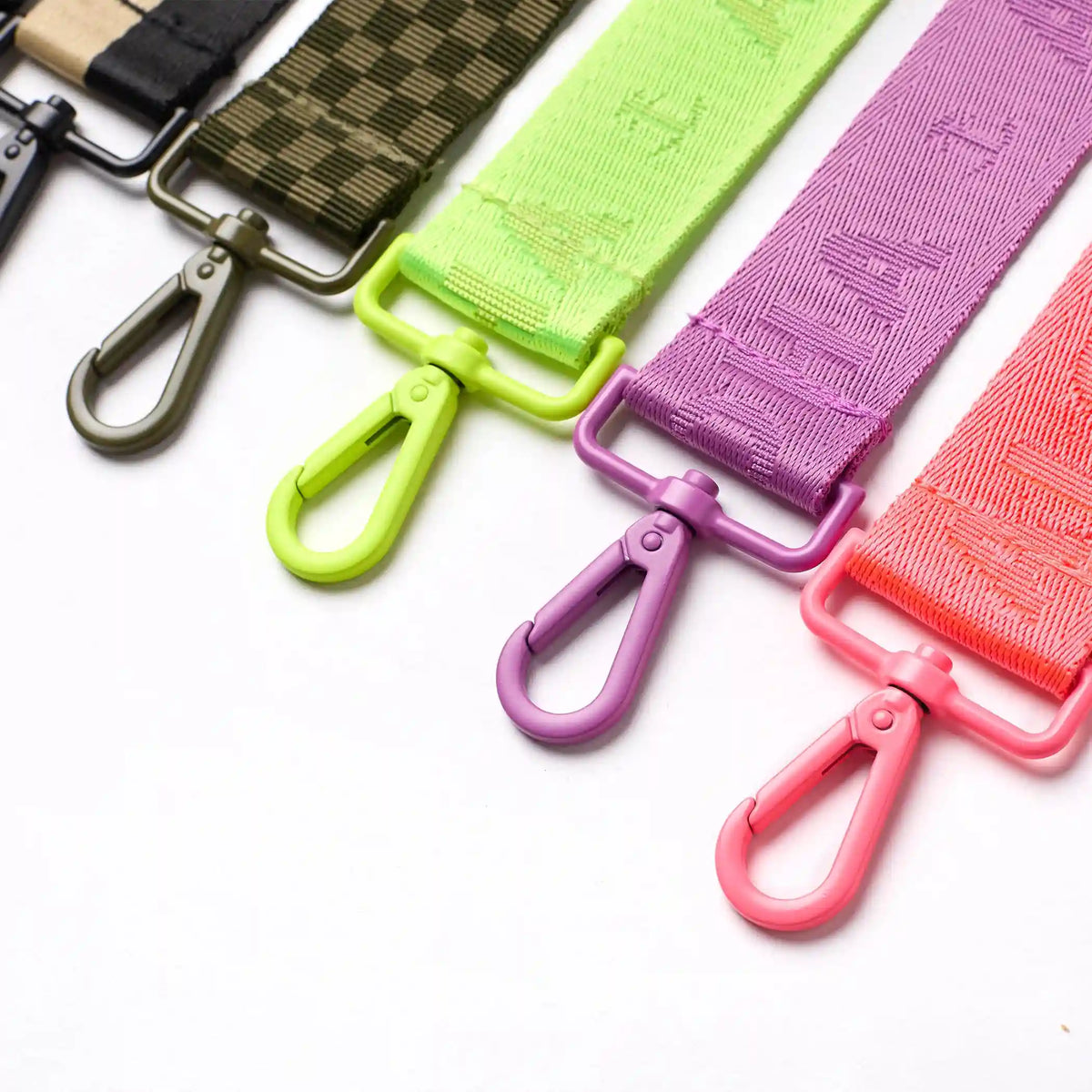 Petite Check Strap in Olive