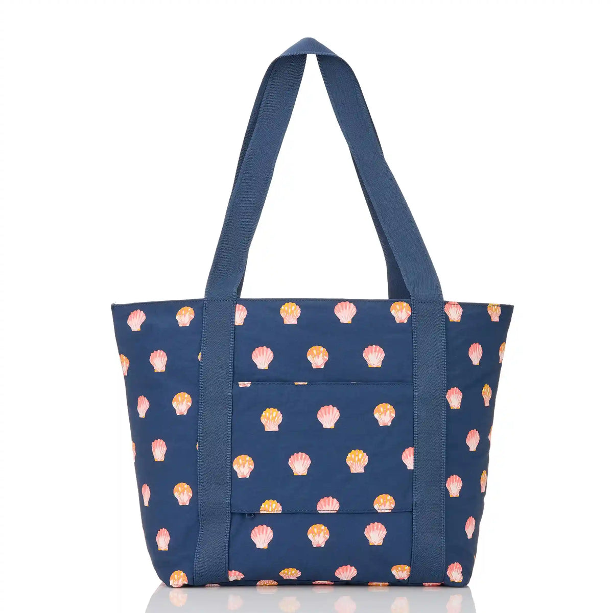 Sunny Dots Keep It Light Zipper Tote in Neptune
