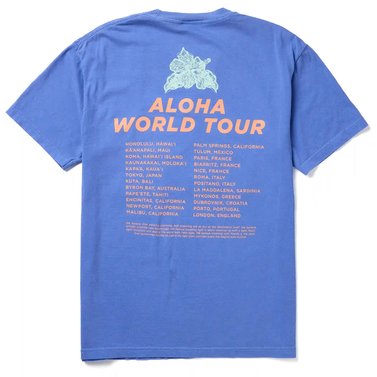 Short Sleeve | ALOHA World Tour - Blue / SM