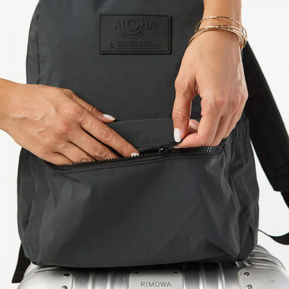 Puakenikeni Buds Keep it Light Backpack in Affogato