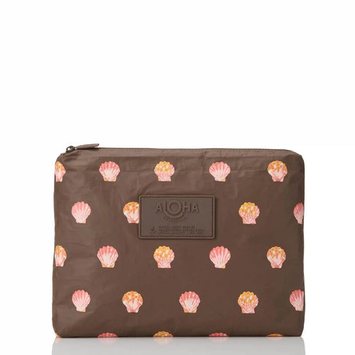 Sunny Dots Mid Pouch in Coconut